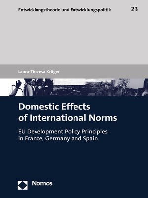 cover image of Domestic Effects of International Norms